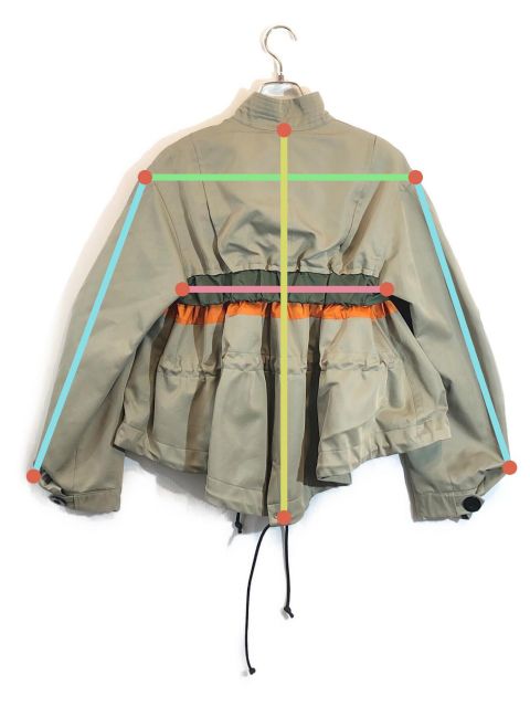 中古・古着通販】sacai (サカイ) Cotton Gabardine Mix Blouson