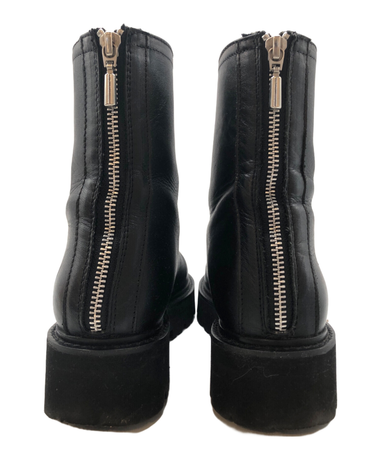 中古・古着通販】Caminando (カミナンド) BACK ZIP BOOTS ブラック