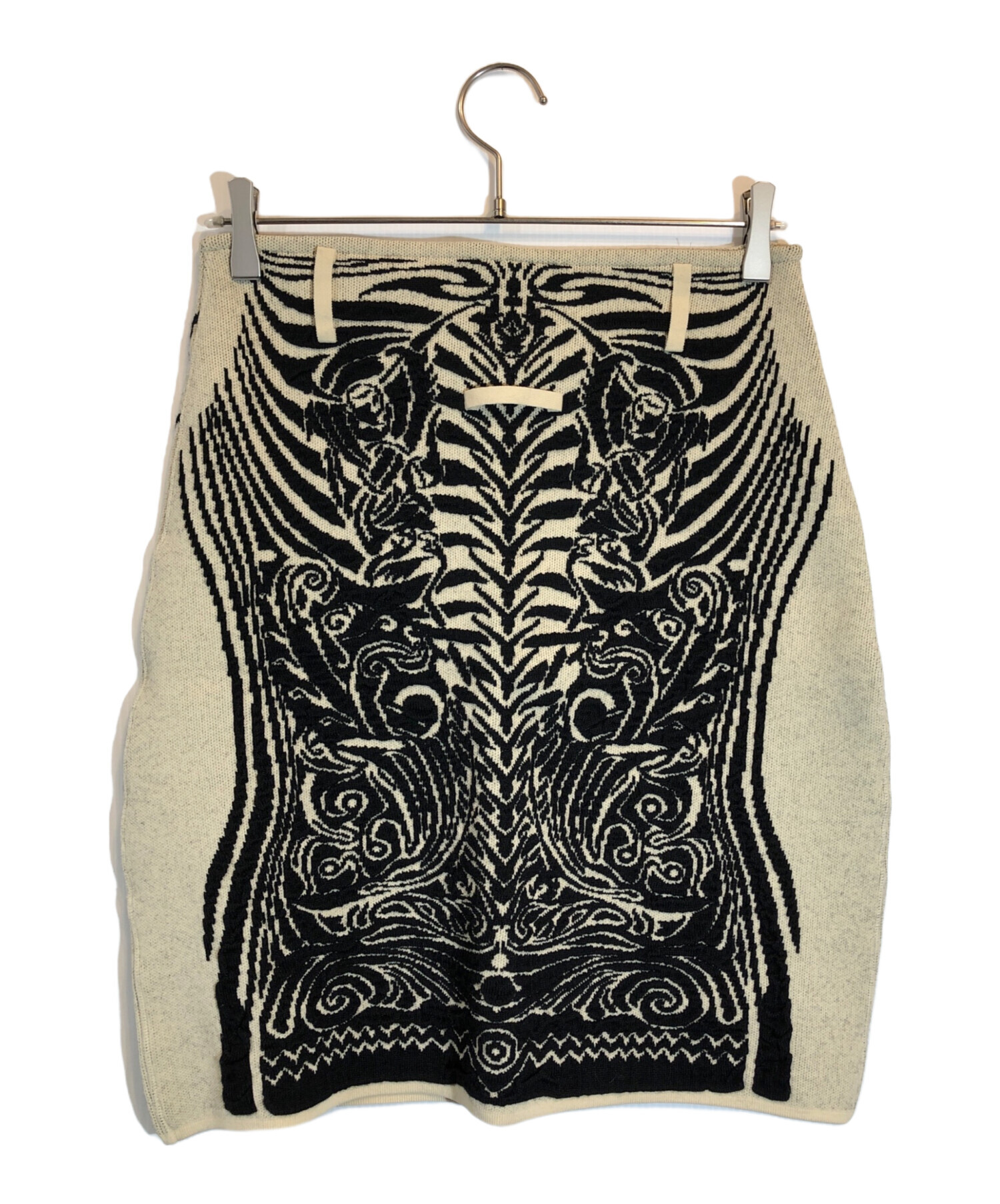 JEAN PAUL GAULTIER スカート 白黒 中古・古着通販】Jean Paul Gaultier FEMME (ジャンポール