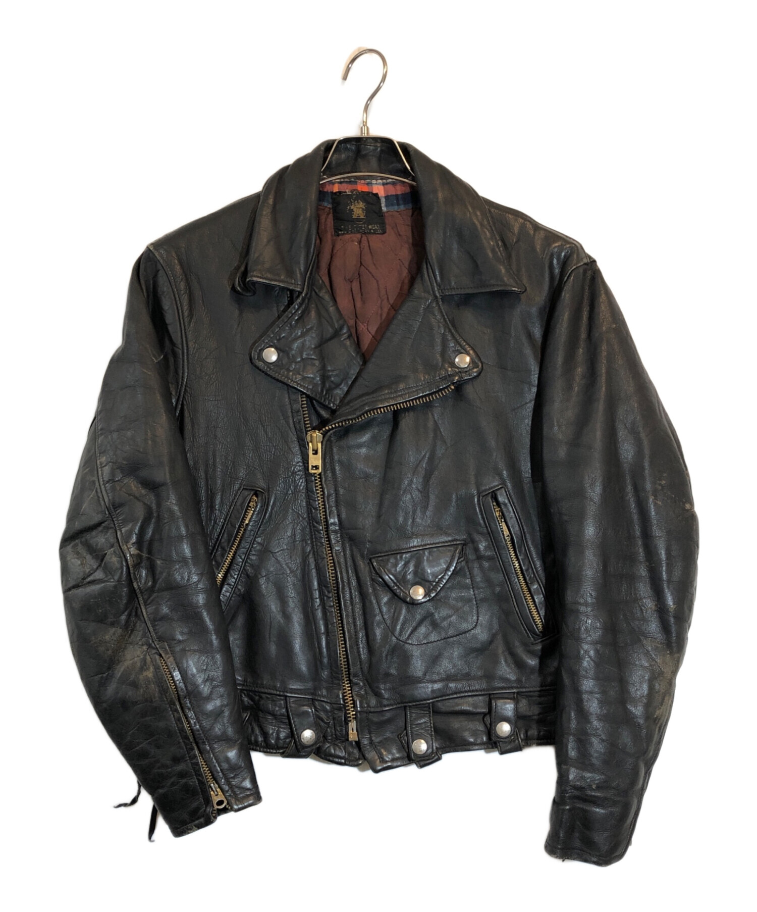 中古・古着通販】Golden Bear (ゴールデンベア) ライダースジャケット