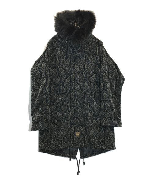 中古・古着通販】glamb (グラム) コーデュロイモッズコート ブラック