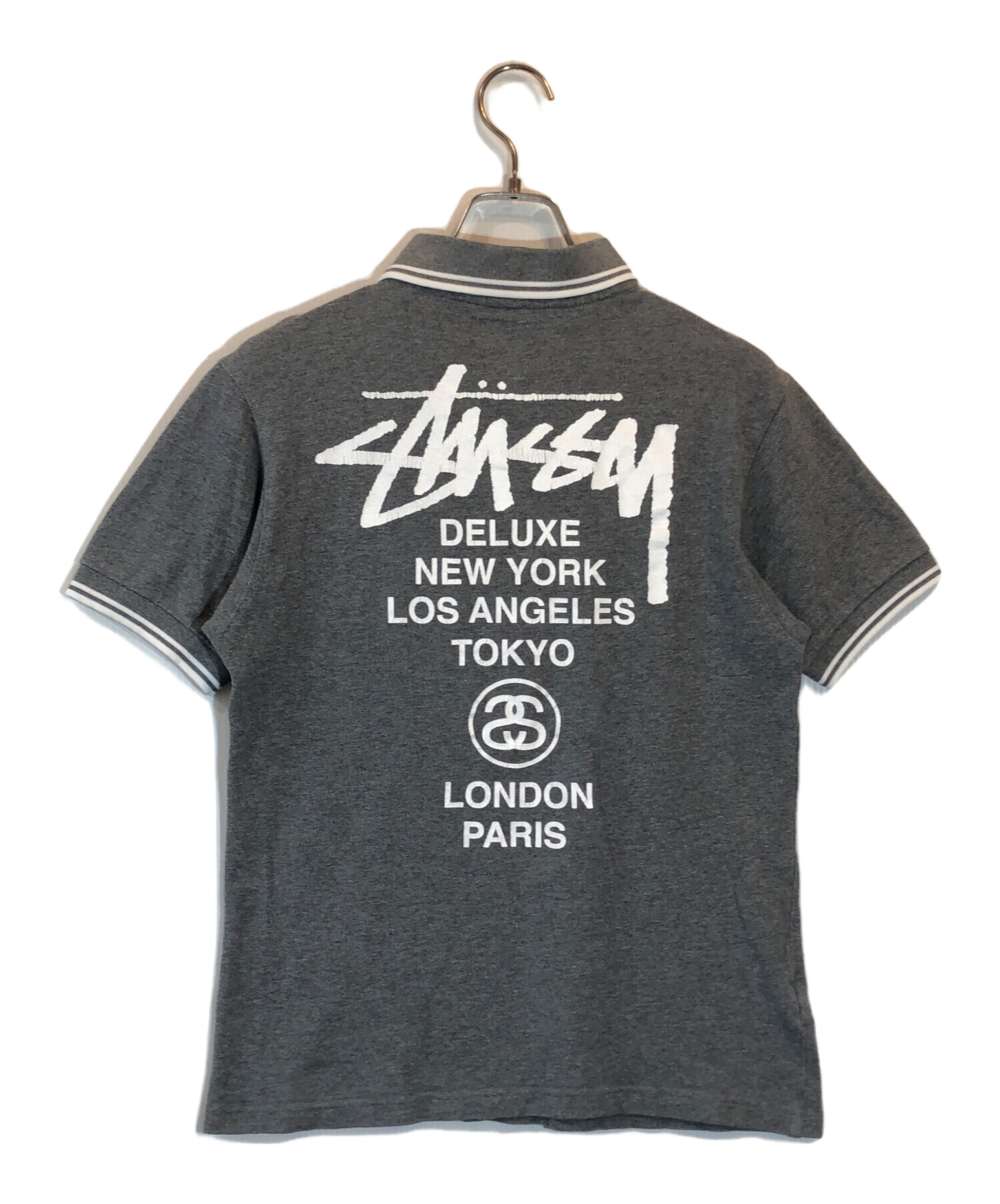 STUSSY× FRED PERRYステューシーフレッドペリーポロシャツ美品XL 中古・古着通販】stussy (ステューシー) FRED PERRY (フレッドペリー