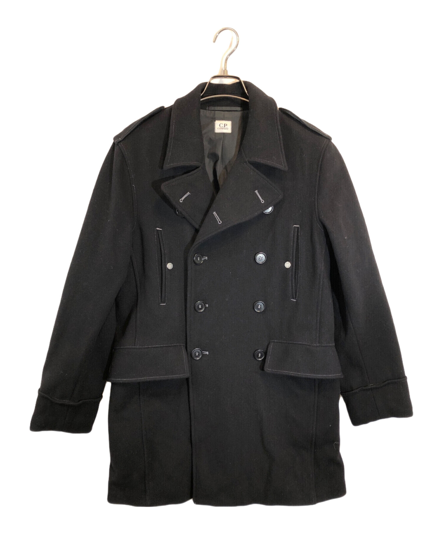 中古・古着通販】C.P COMPANY (シーピーカンパニー) Pコート ブラック