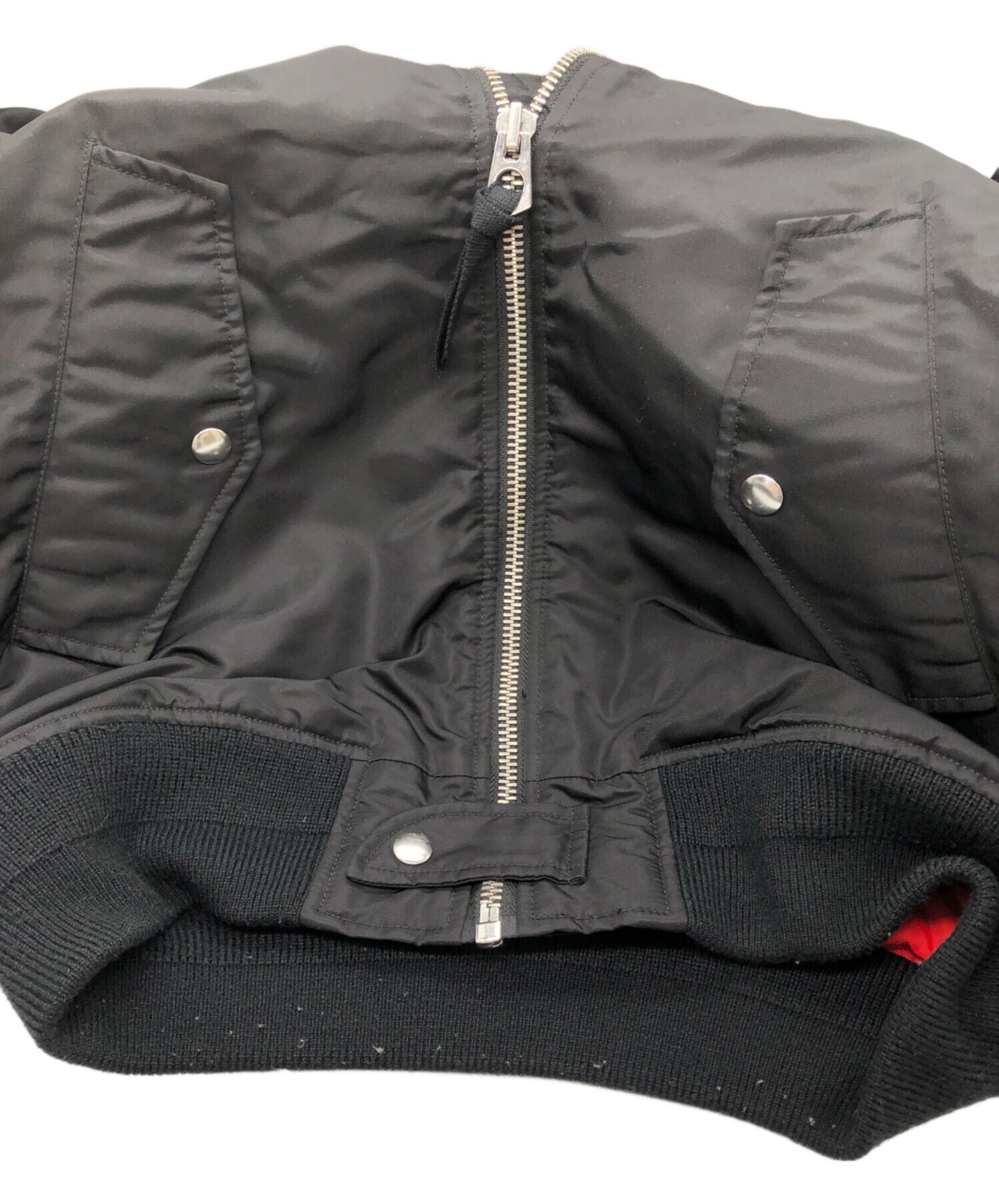 中古・古着通販】DIESEL (ディーゼル) ボンバージャケット ブラック