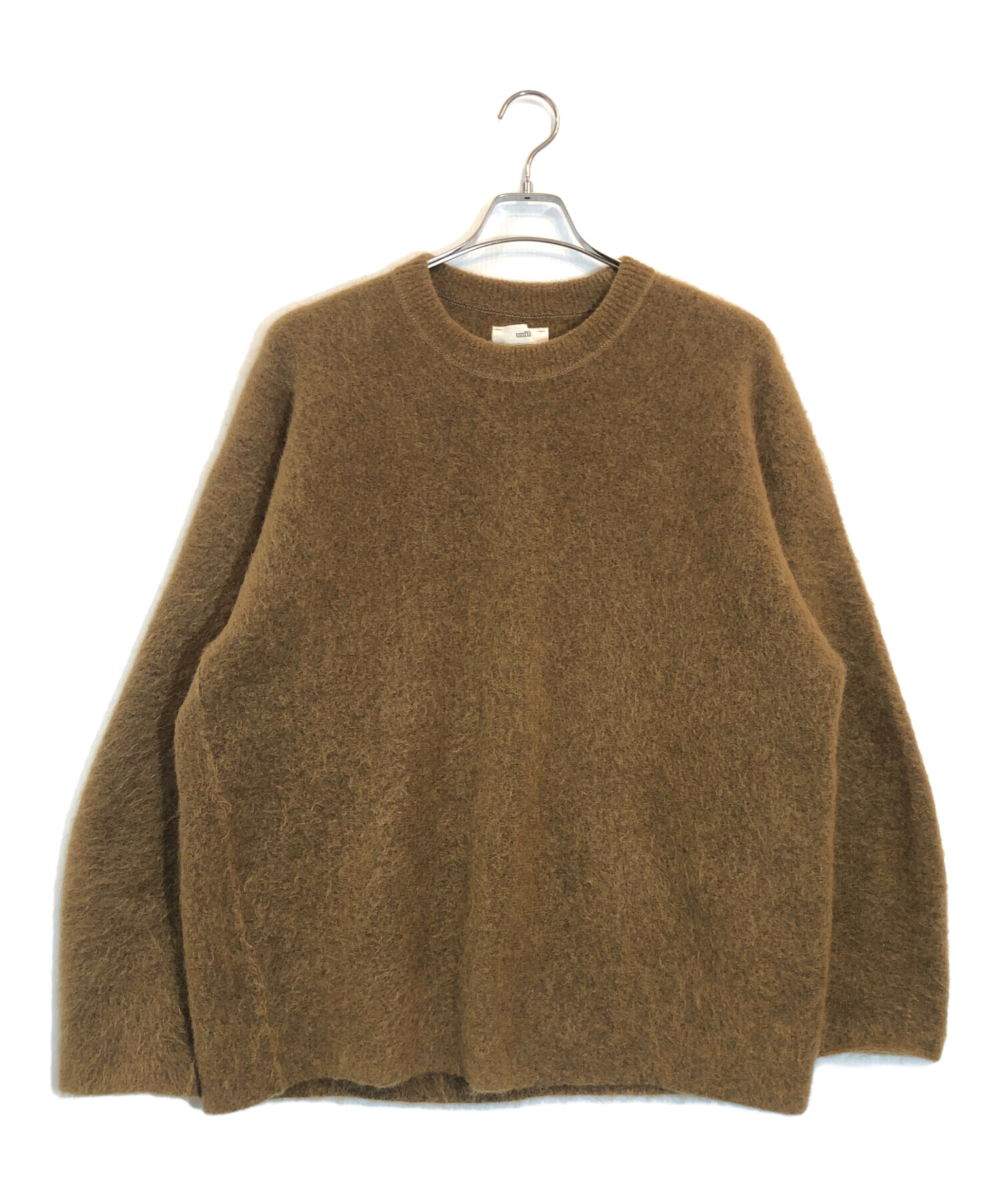 りょう様 unfil アンフィル モヘア ニット コニャック キャメル 中古・古着通販】UNFIL (アンフィル) ストレッチ スーパーキッドモヘア