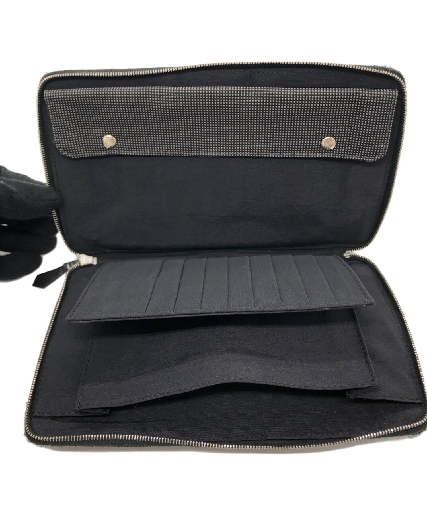 中古・古着通販】HERMES (エルメス) 長財布 ブラック｜ブランド・古着