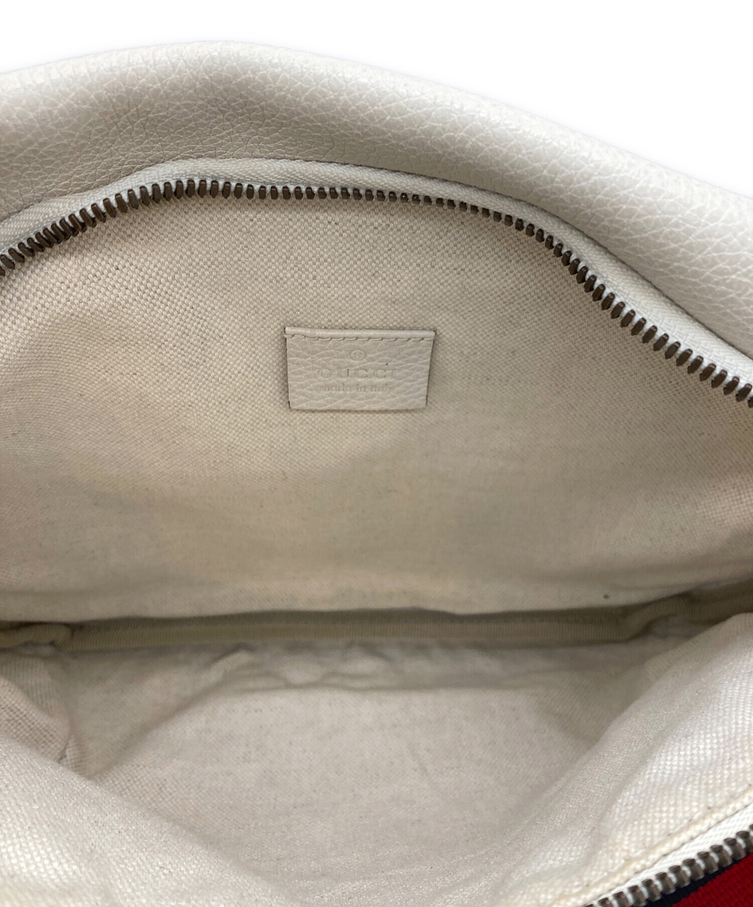 中古・古着通販】GUCCI (グッチ) ボディーバッグ ホワイト｜ブランド