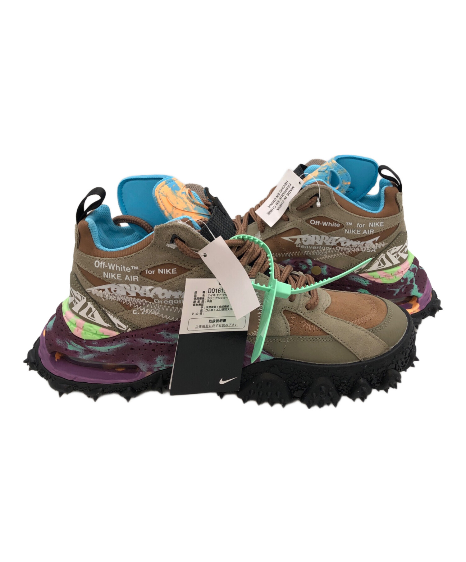 Off-White × Nike Air Terra Forma Matte Olive オフホワイト × ナイキ 