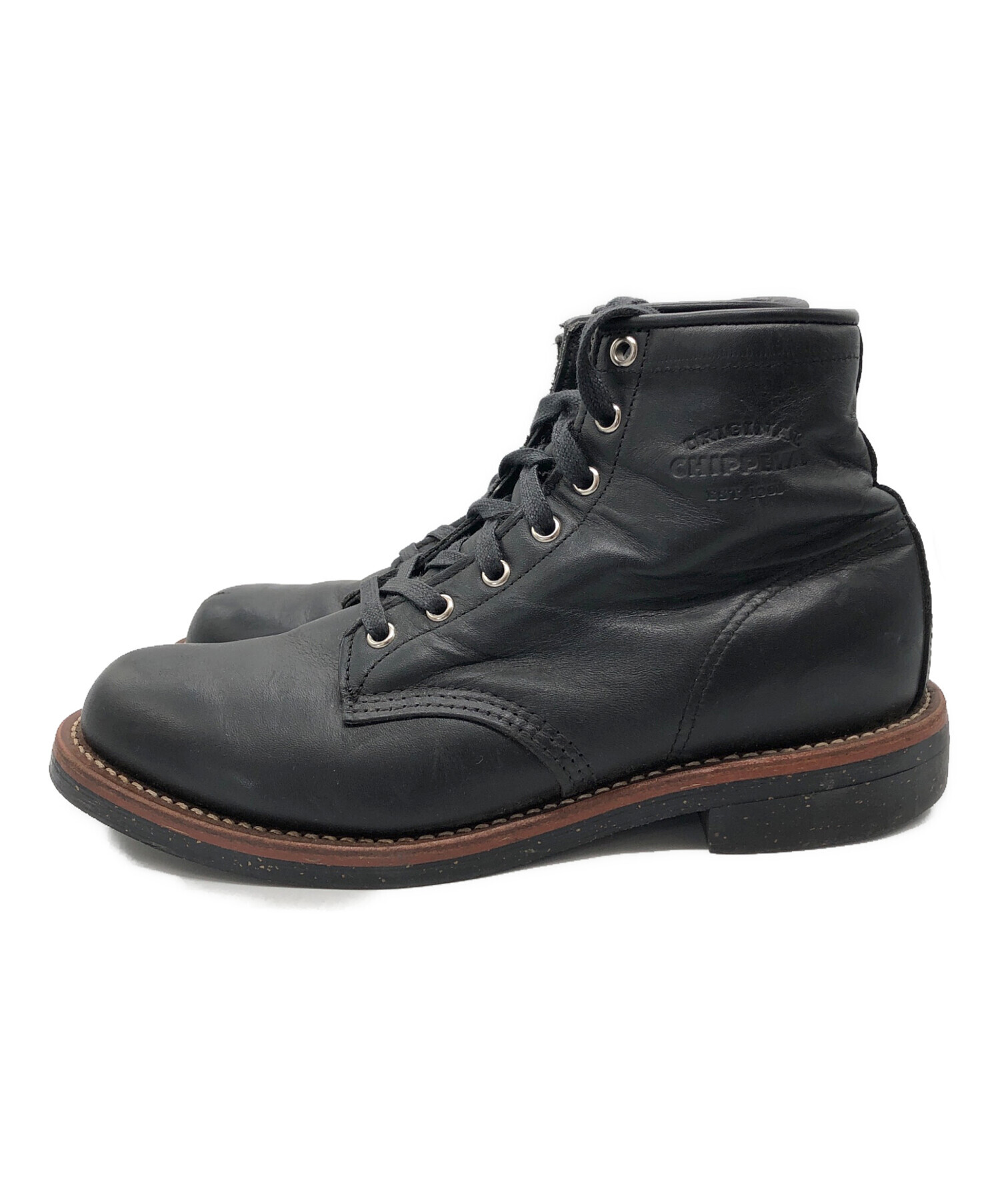 中古・古着通販】CHIPPEWA (チペワ) レースアップブーツ ブラック