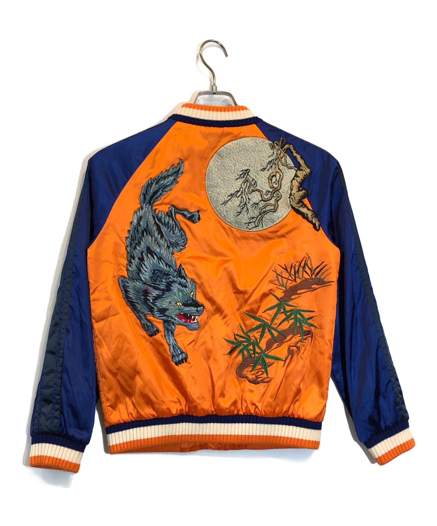 中古・古着通販】GUCCI (グッチ) スカジャン ネイビー サイズ:SIZE 12