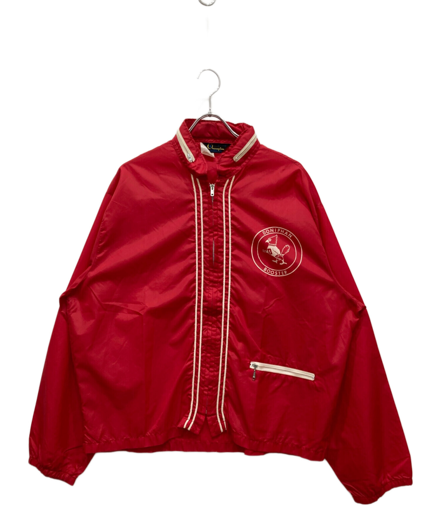人気商品 Champion チャンピオン ナイロンジャケット レッド Mサイズ 