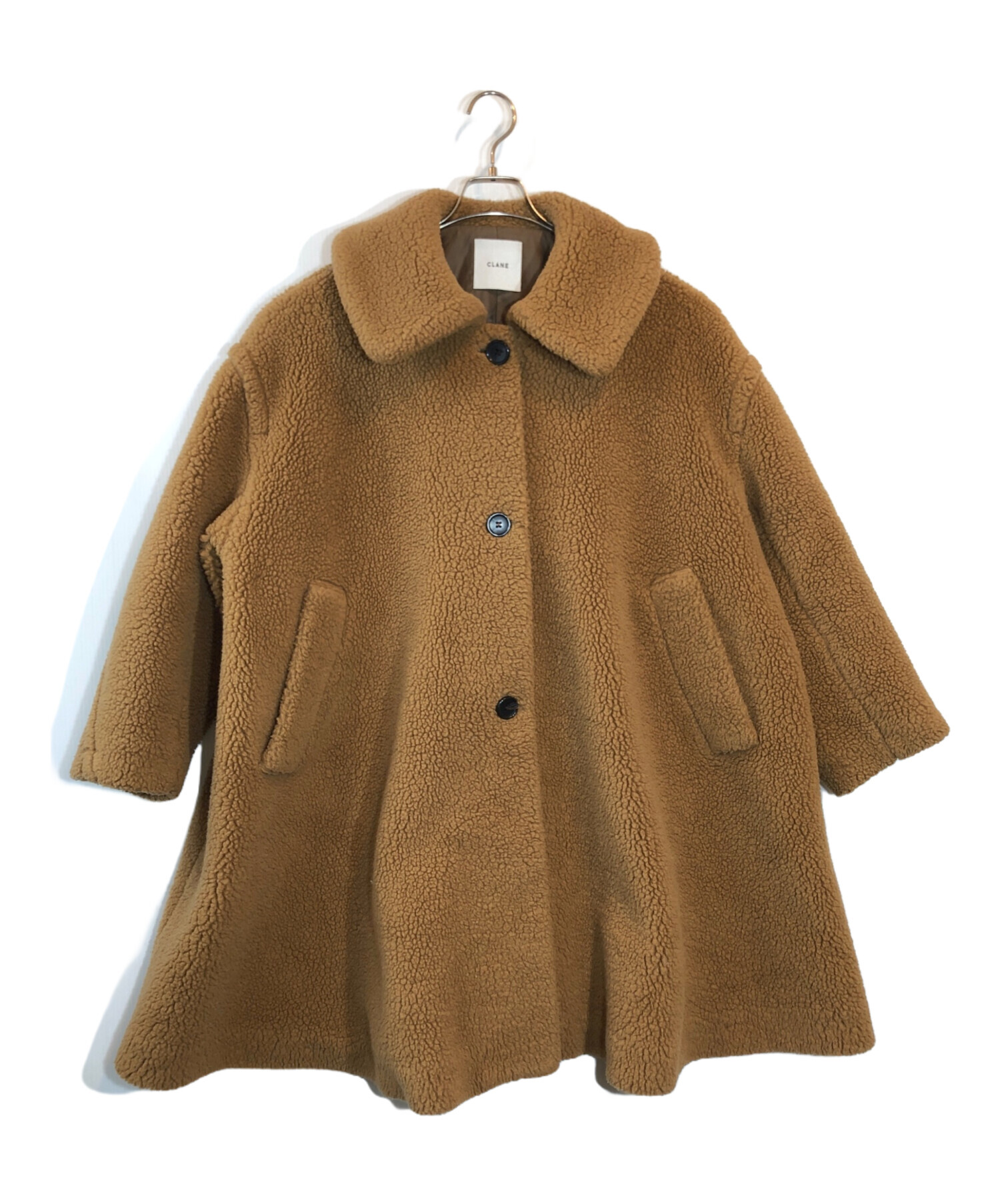 中古・古着通販】CLANE (クラネ) ボリューム フレア ボア コート