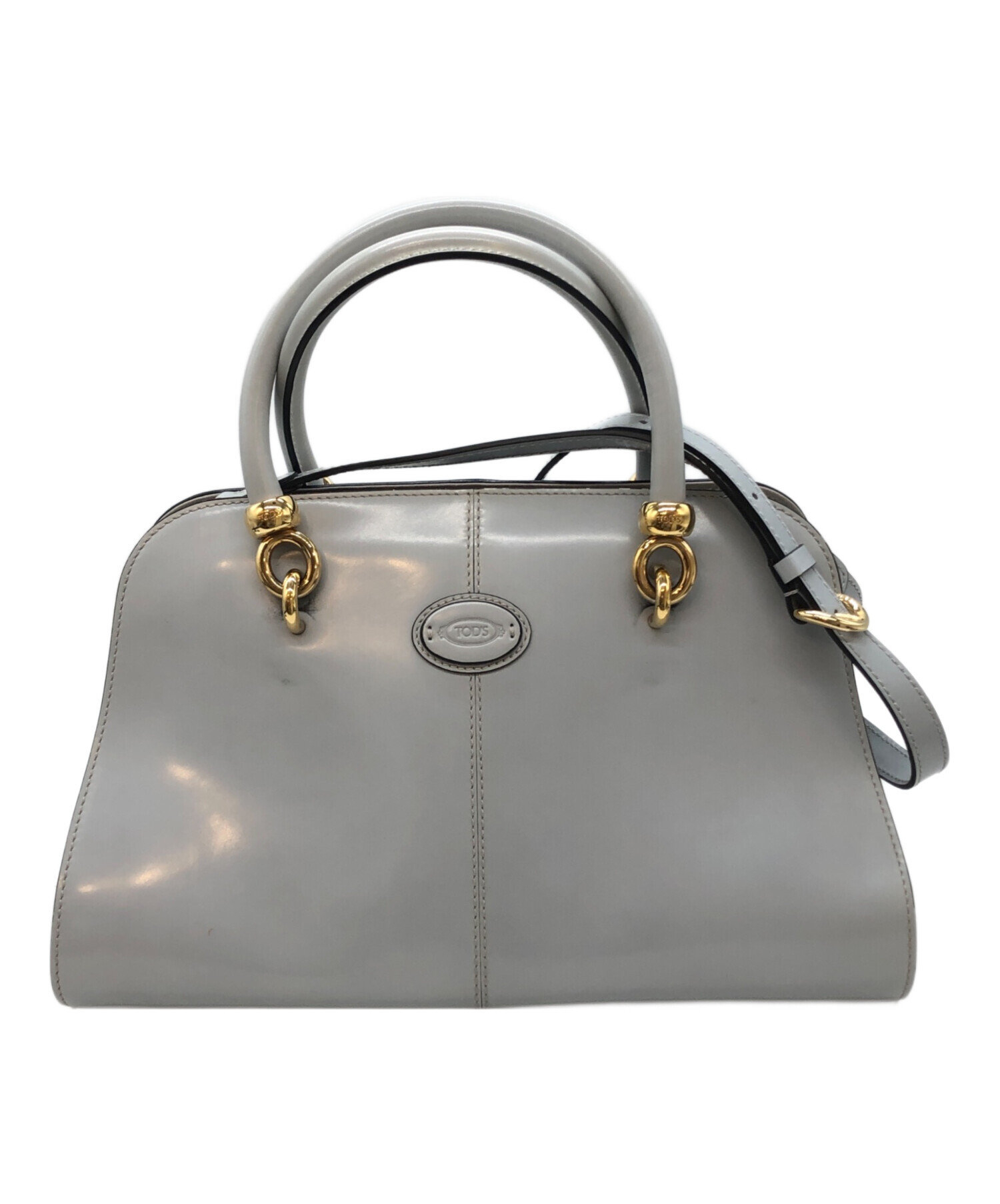 トッズ セラ･2WAY  【Aランク】【中古】 中古・古着通販】TOD'S (トッズ) セラ2WAYバッグ スカイブルー