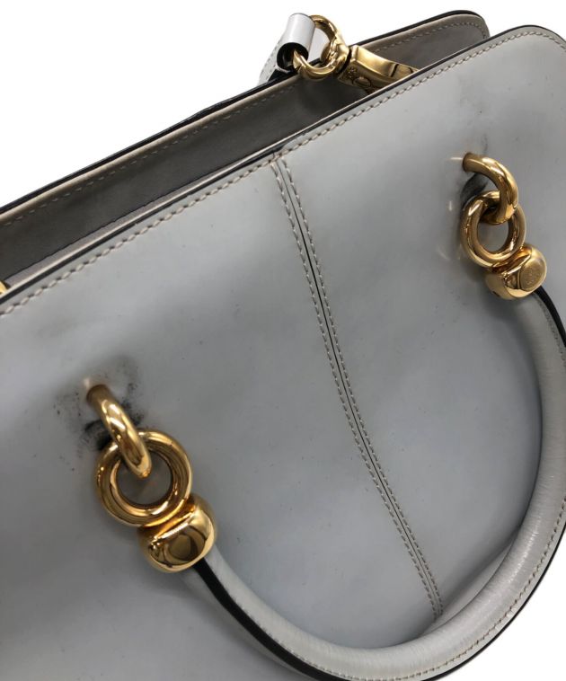 トッズ セラ･2WAY  【Aランク】【中古】 中古・古着通販】TOD'S (トッズ) セラ2WAYバッグ スカイブルー