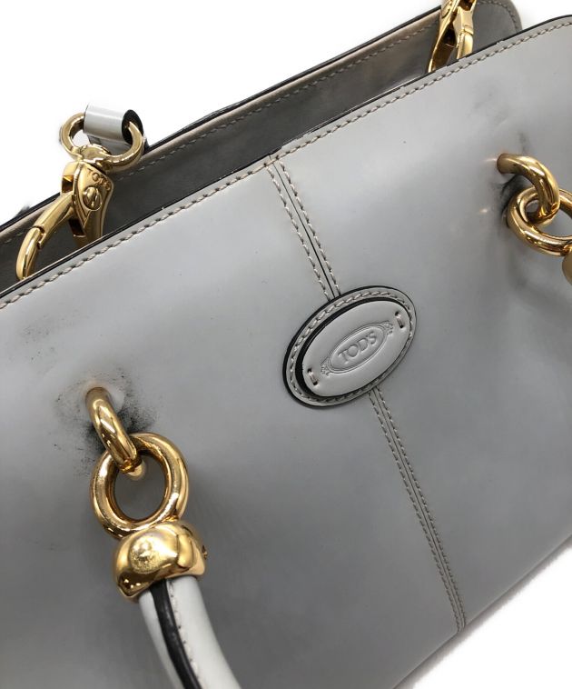 中古・古着通販】TOD'S (トッズ) セラ2WAYバッグ スカイブルー