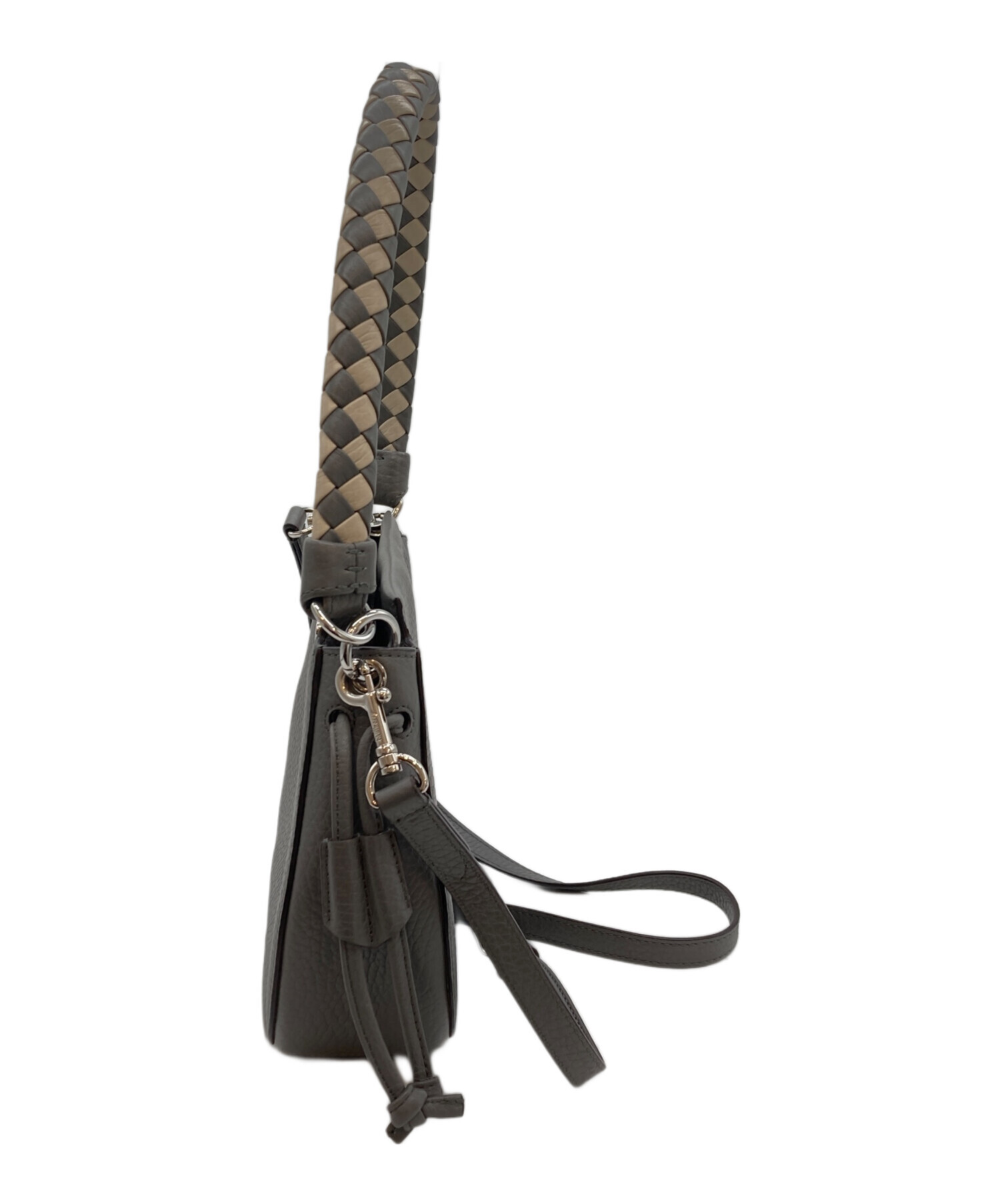 Mulberry 2wayバッグ 中古・古着通販】MULBERRY (マルベリー) 2WAYバッグ グレー｜ブランド