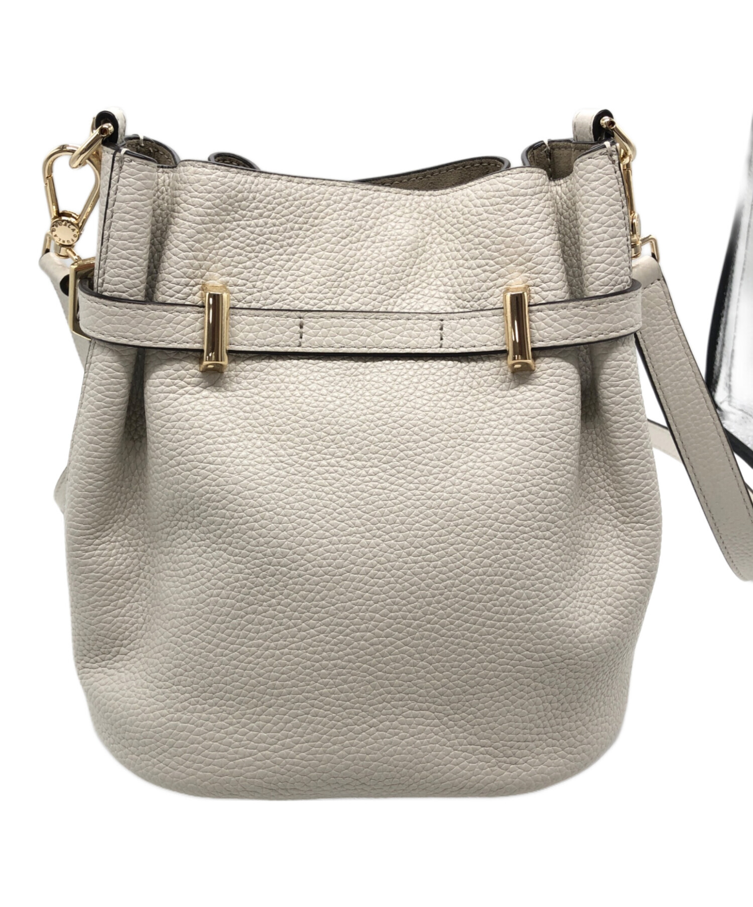中古・古着通販】FURLA (フルラ) レザーショルダーバッグ ホワイト 