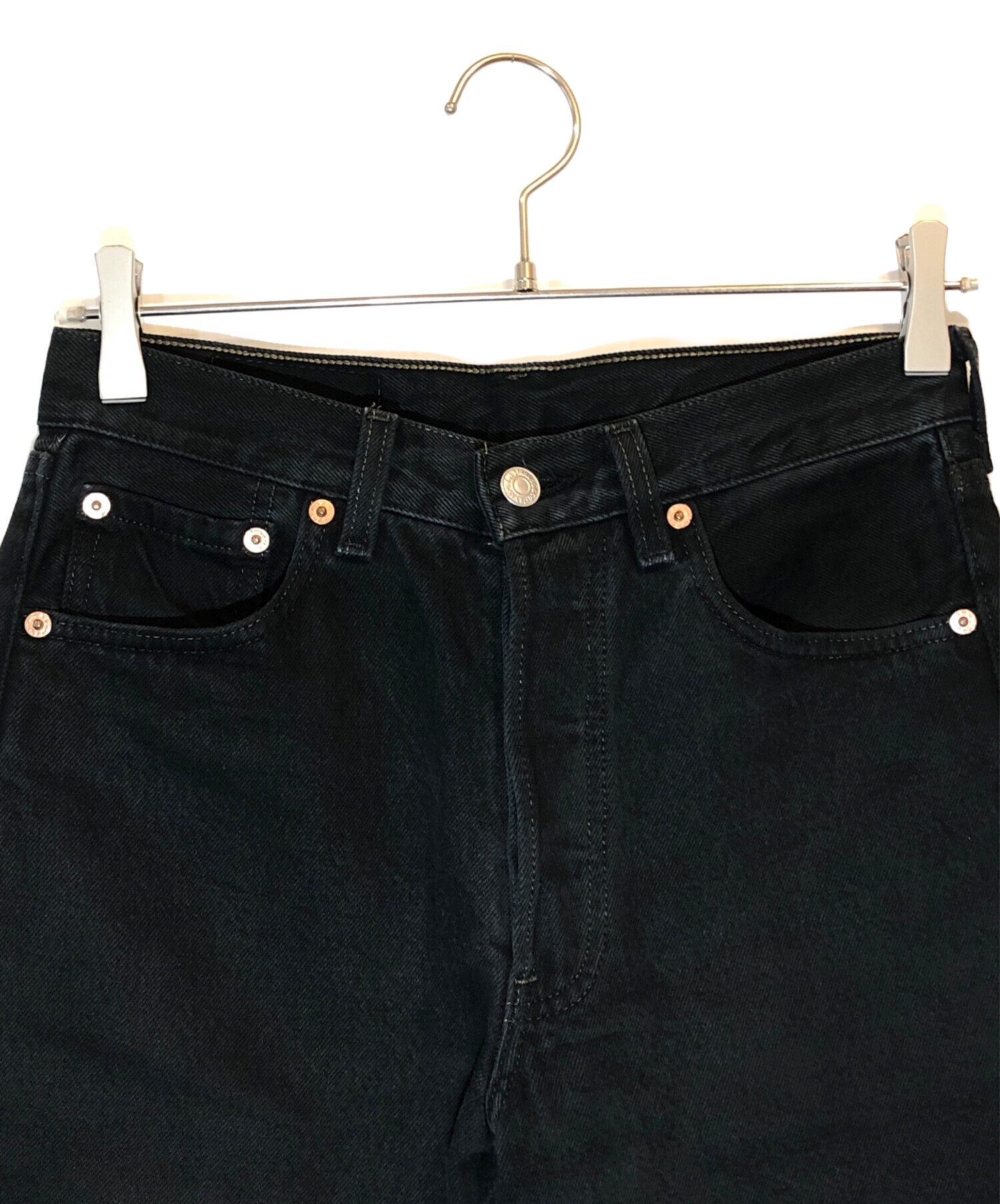 中古・古着通販】LEVI'S (リーバイス) デニムパンツ ブラック サイズ