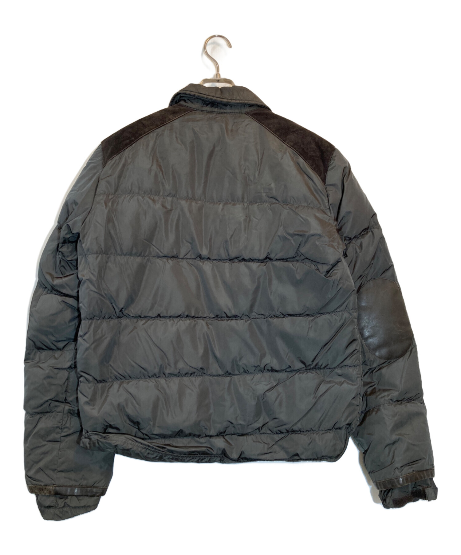 中古・古着通販】PRADA (プラダ) 切替ダウンジャケット ブラック 