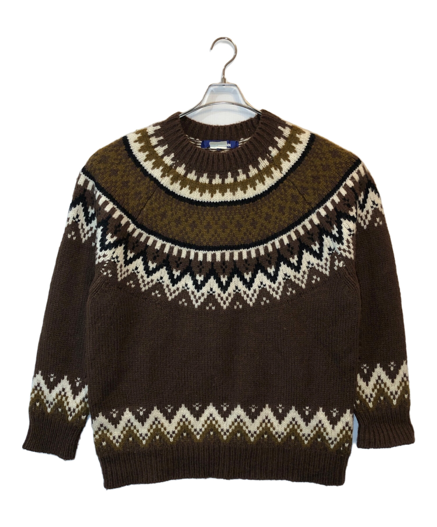 JUNYA WATANABE MANノルディック柄ニット ジュンヤワタナベマン 美品 
