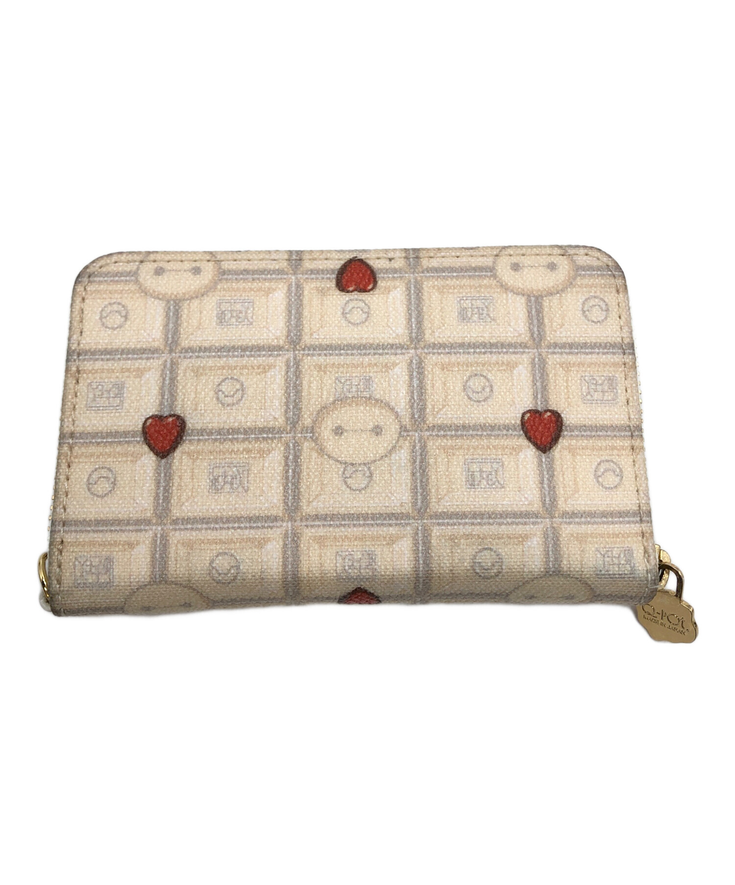 Q-pot. (キューポット) Disney (ディズニー) コインケース ベージュ サイズ:下記参照