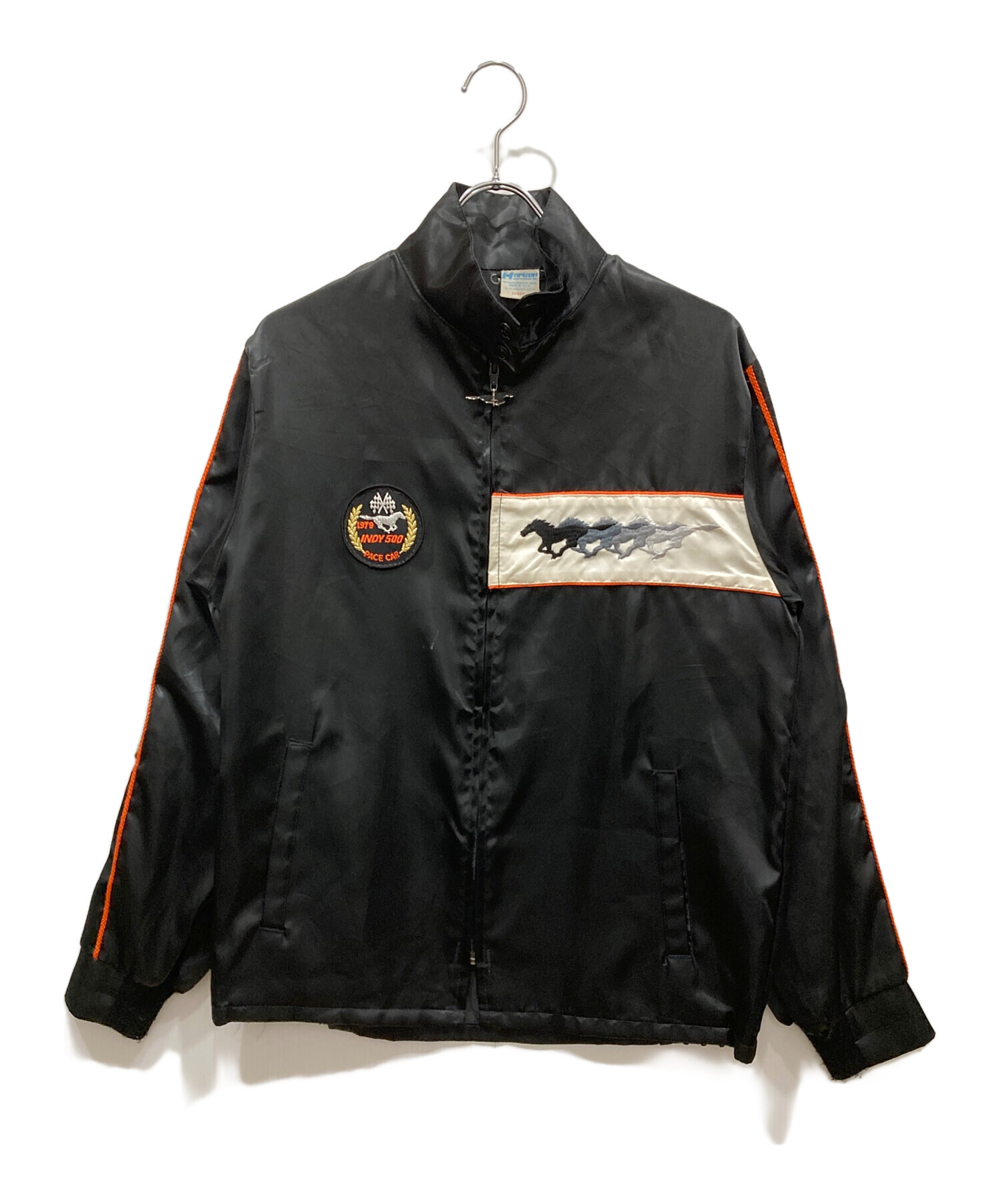 中古・古着通販】HORIZON (ホライズン) サテンレーシングジャケット