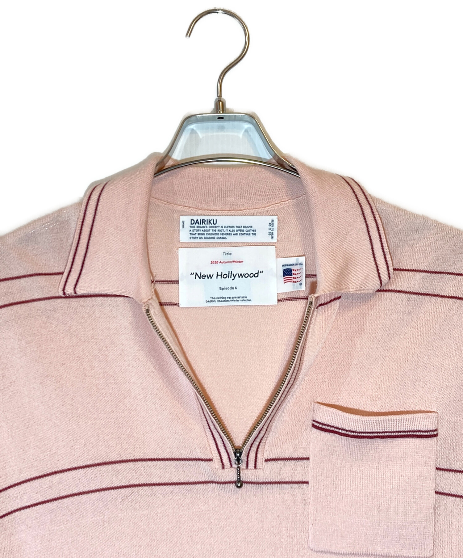 DAIRIKU Long Sleeve Polo Knit ニットポロ20aw 【公式通販】