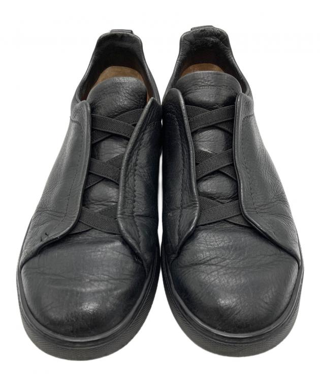 美品 Ermenegildo Zegna エルメネジルド ゼニア 傘 ブラック 極上☆(伊)エルメネジルド・ゼニア 6EE【上級☆ナポリクチュール