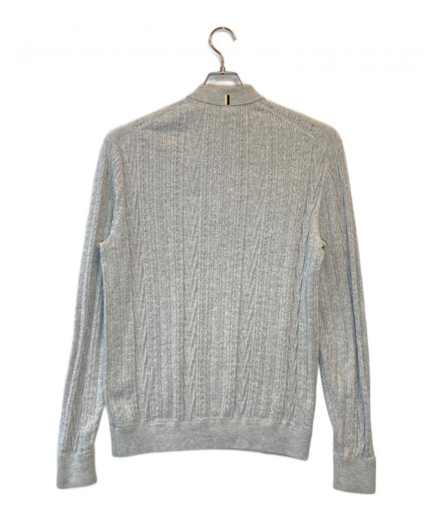 中古・古着通販】KITH (キス) 3Dニットポロシャツ グレー サイズ:S