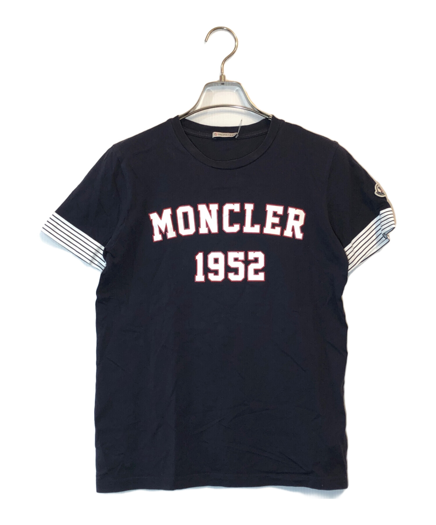 中古・古着通販】MONCLER (モンクレール) Tシャツ ネイビー サイズ 