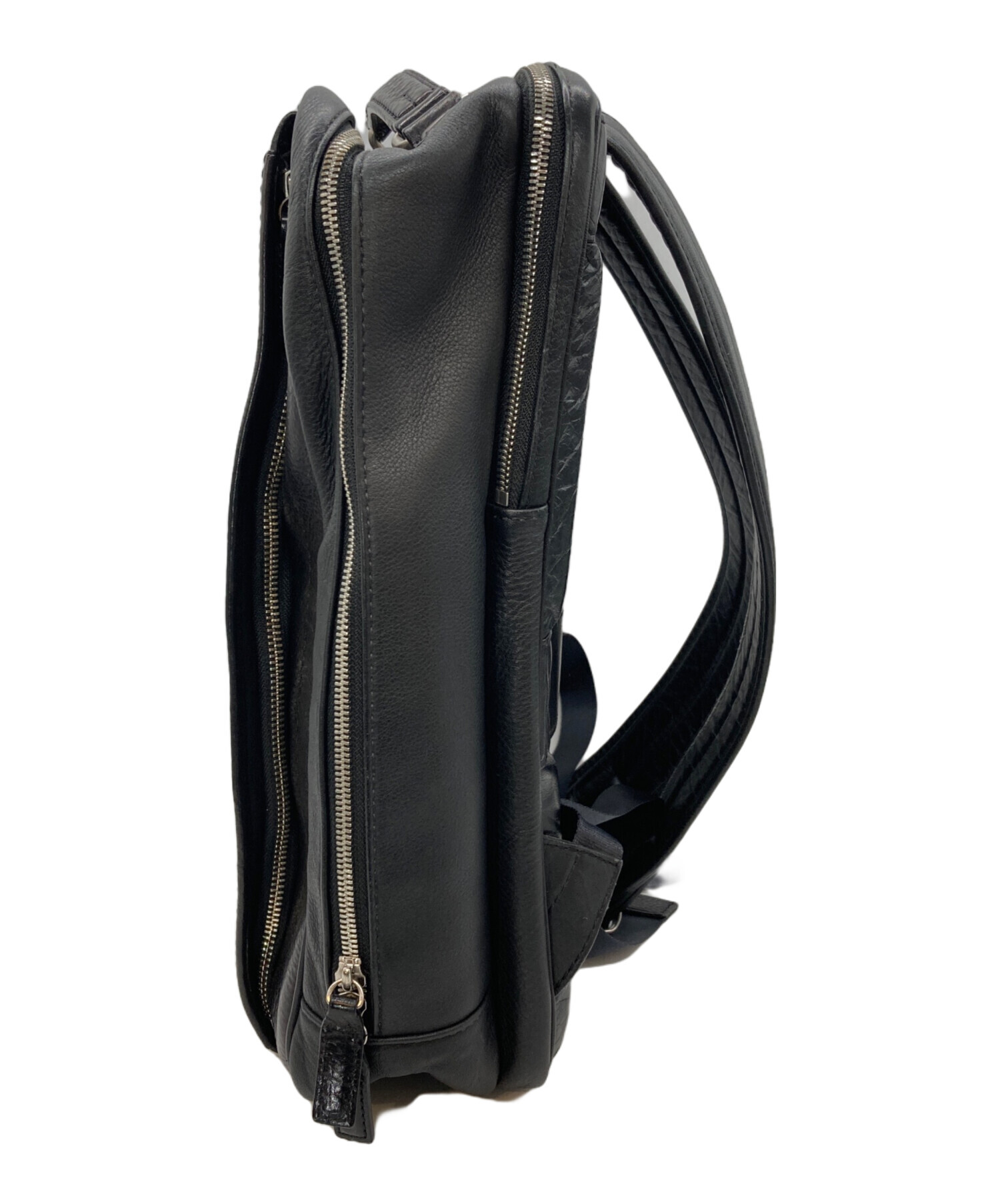 中古・古着通販】土屋鞄 (ツチヤカバン) レザーバックパック ブラック