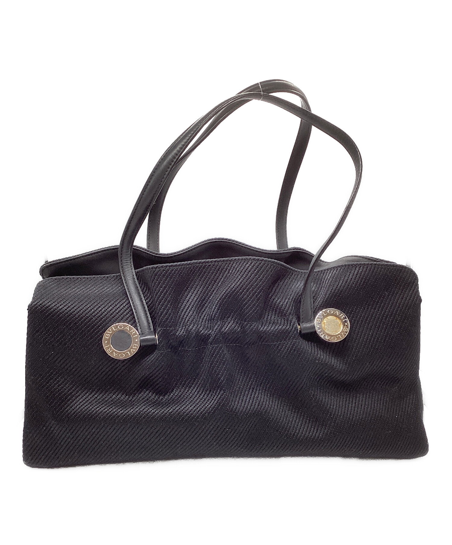 BVLGARI ブルガリ鞄 ハンドバッグ(中古) 中古・古着通販】BVLGARI (ブルガリ) ハンドバッグ ベージュ