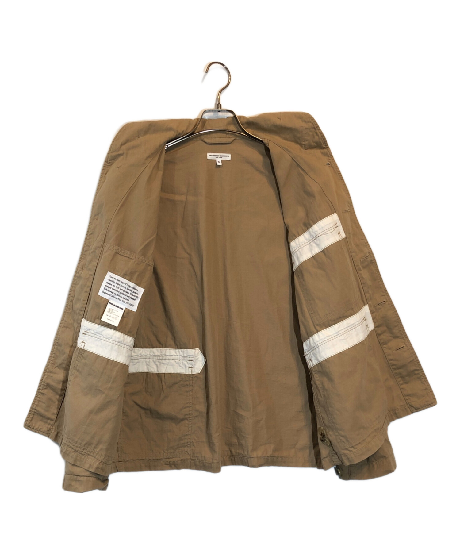 美品　Engineered Garments ガーメンツ　ジャケット ベージュ 中古・古着通販】Engineered Garments (エンジニアド ガーメンツ