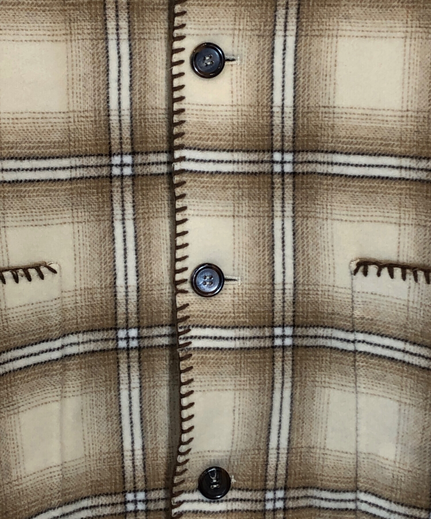 INSCRIRE アンスクリア ブルゾン レディース 【古着】【中古】 中古・古着通販】INSCRIRE (アンスクリア) River Mexican JKT ブラウン