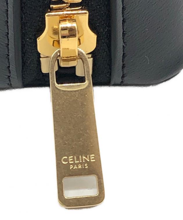 中古・古着通販】CELINE (セリーヌ) トリオンフポーチ ブラック サイズ