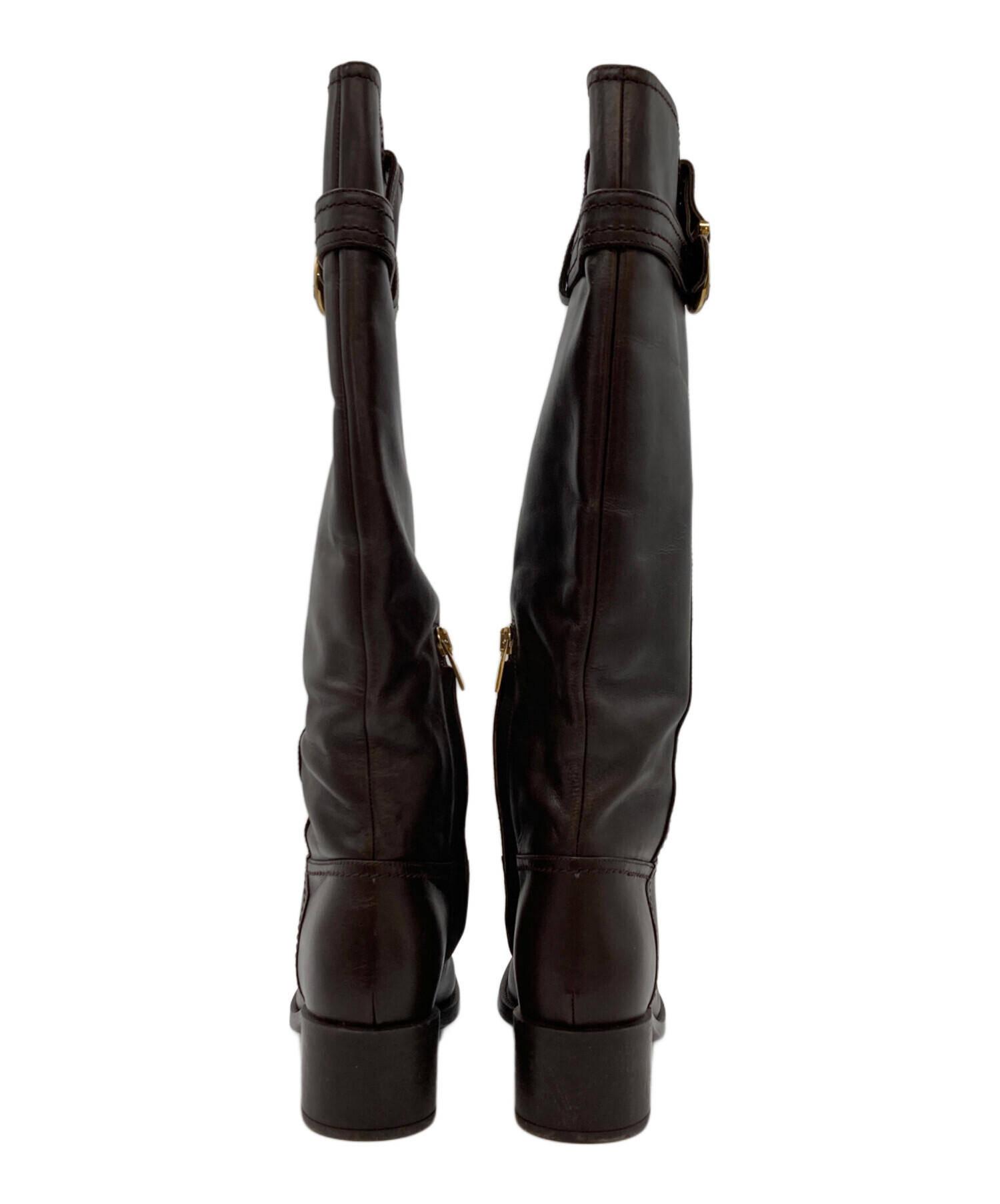 【BIGお買い物ラリー★30%OFFセール中】サルヴァトーレフェラガモ Salvatore Ferragamo ブーツ ブラック レディース 中古 中古・古着通販】Salvatore Ferragamo (サルヴァトーレ フェラガモ