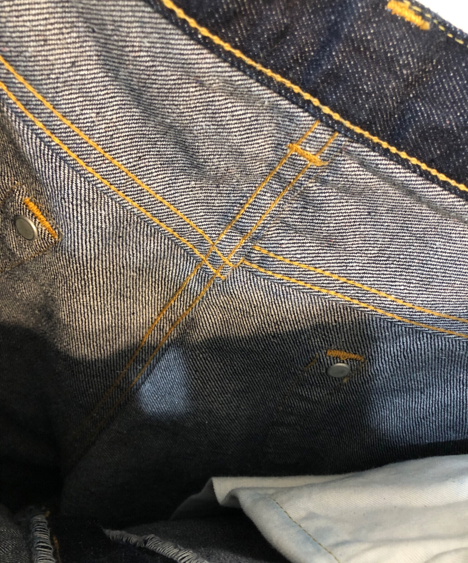 中古・古着通販】MARKWARE (マーカウェア) KIMONO DENIM WIDE STRAIGHT
