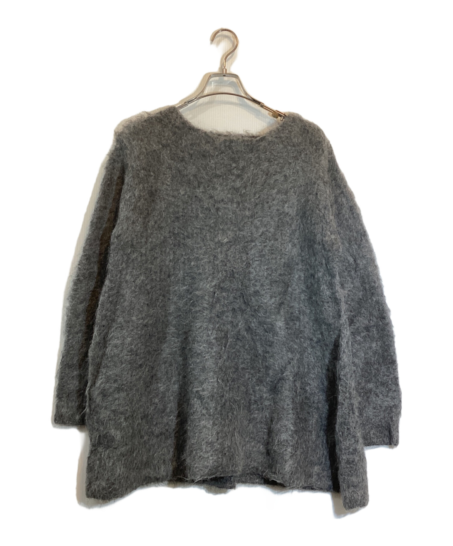 中古・古着通販】CLANE (クラネ) BOAT NECK SHAGGY KNIT ONEPIECE