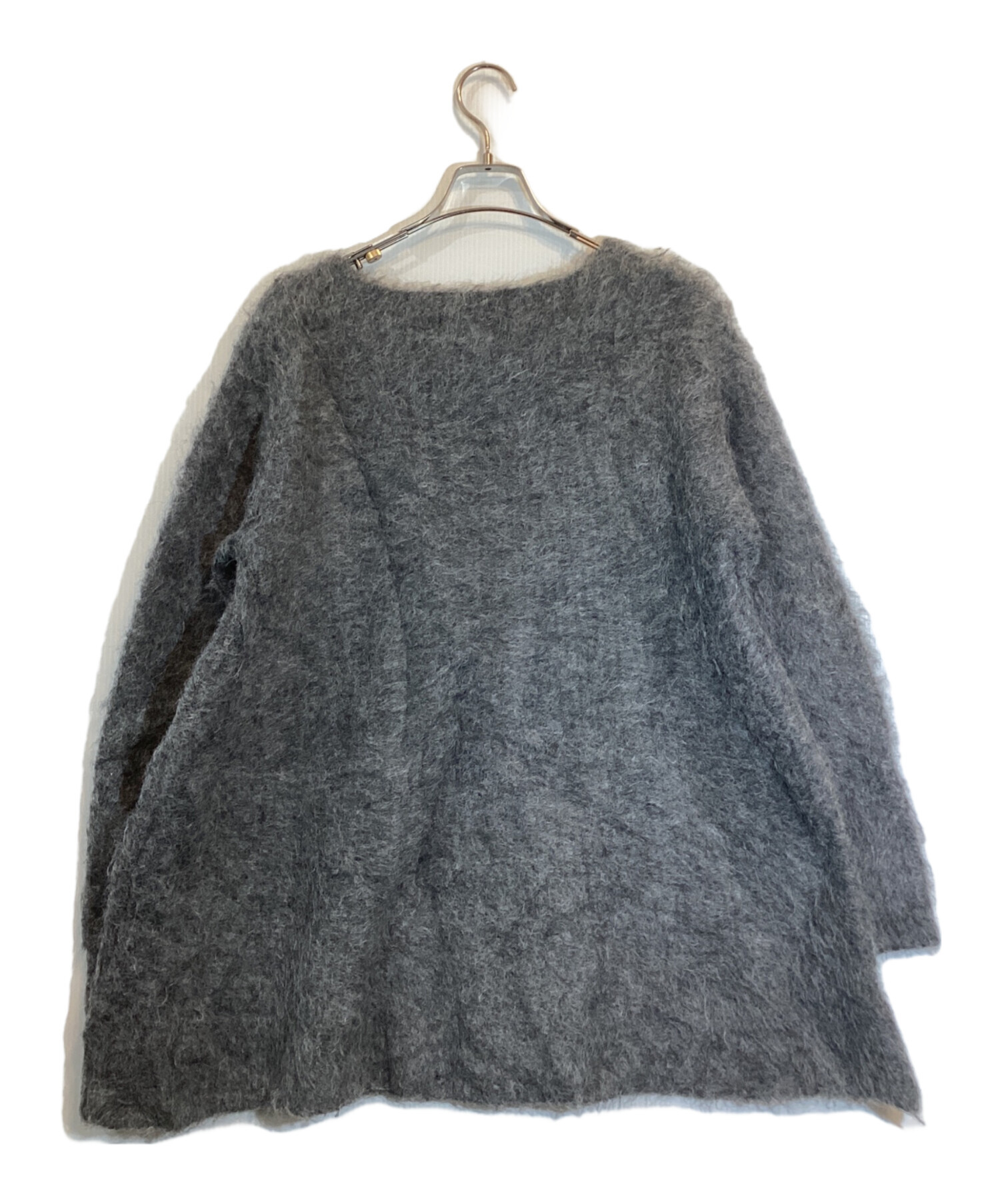 中古・古着通販】CLANE (クラネ) BOAT NECK SHAGGY KNIT ONEPIECE