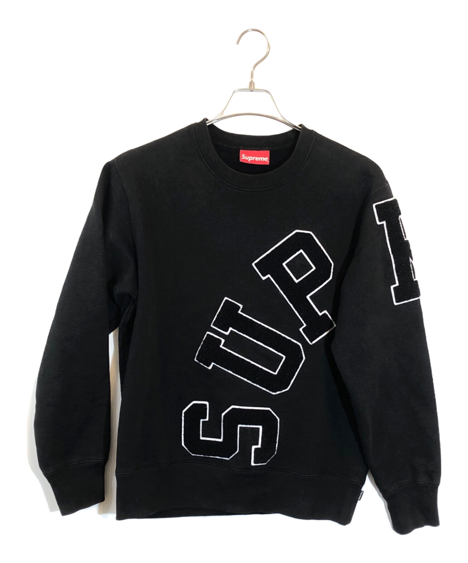 中古・古着通販】Supreme (シュプリーム) BIG ARC CREWNECK ブラック 