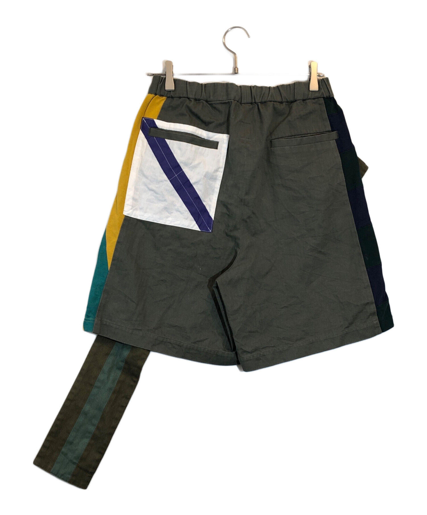 中古・古着通販】FACETASM (ファセッタズム) RUGBY MIX SHORTS カーキ