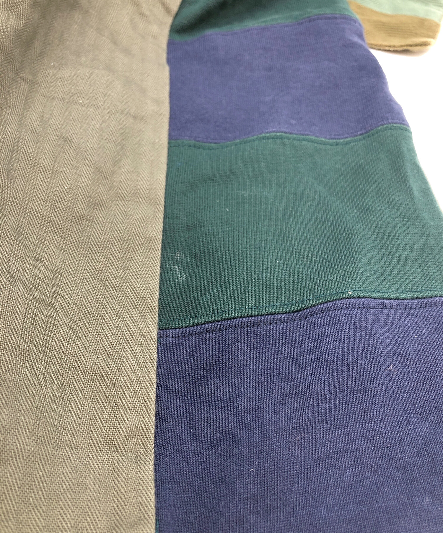 中古・古着通販】FACETASM (ファセッタズム) RUGBY MIX SHORTS カーキ