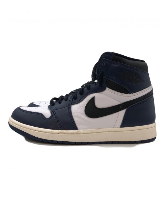 中古・古着通販】NIKE (ナイキ) AIR JORDAN 1 RETRO HIGH OG MIDNIGHT  