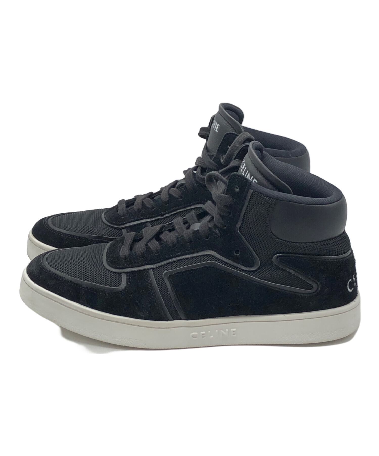 中古・古着通販】CELINE (セリーヌ) ハイカットスニーカー ブラック