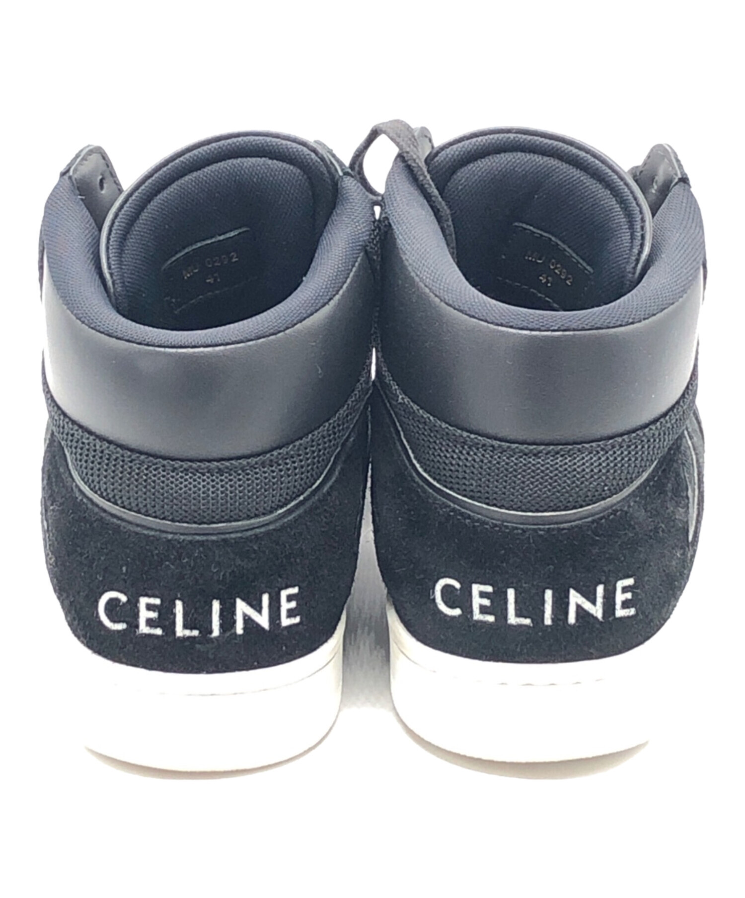中古・古着通販】CELINE (セリーヌ) ハイカットスニーカー ブラック