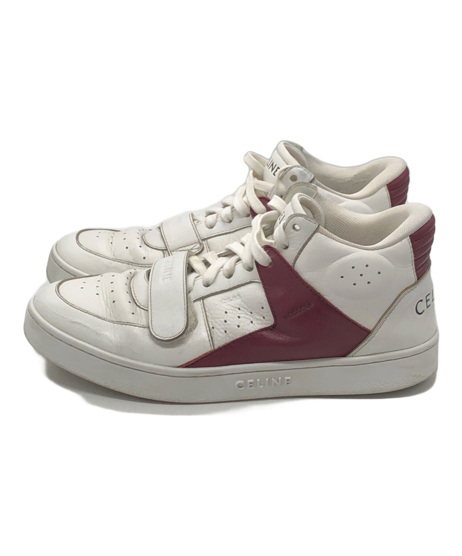 中古・古着通販】CELINE (セリーヌ) スニーカー レッド サイズ:SIZE 38  