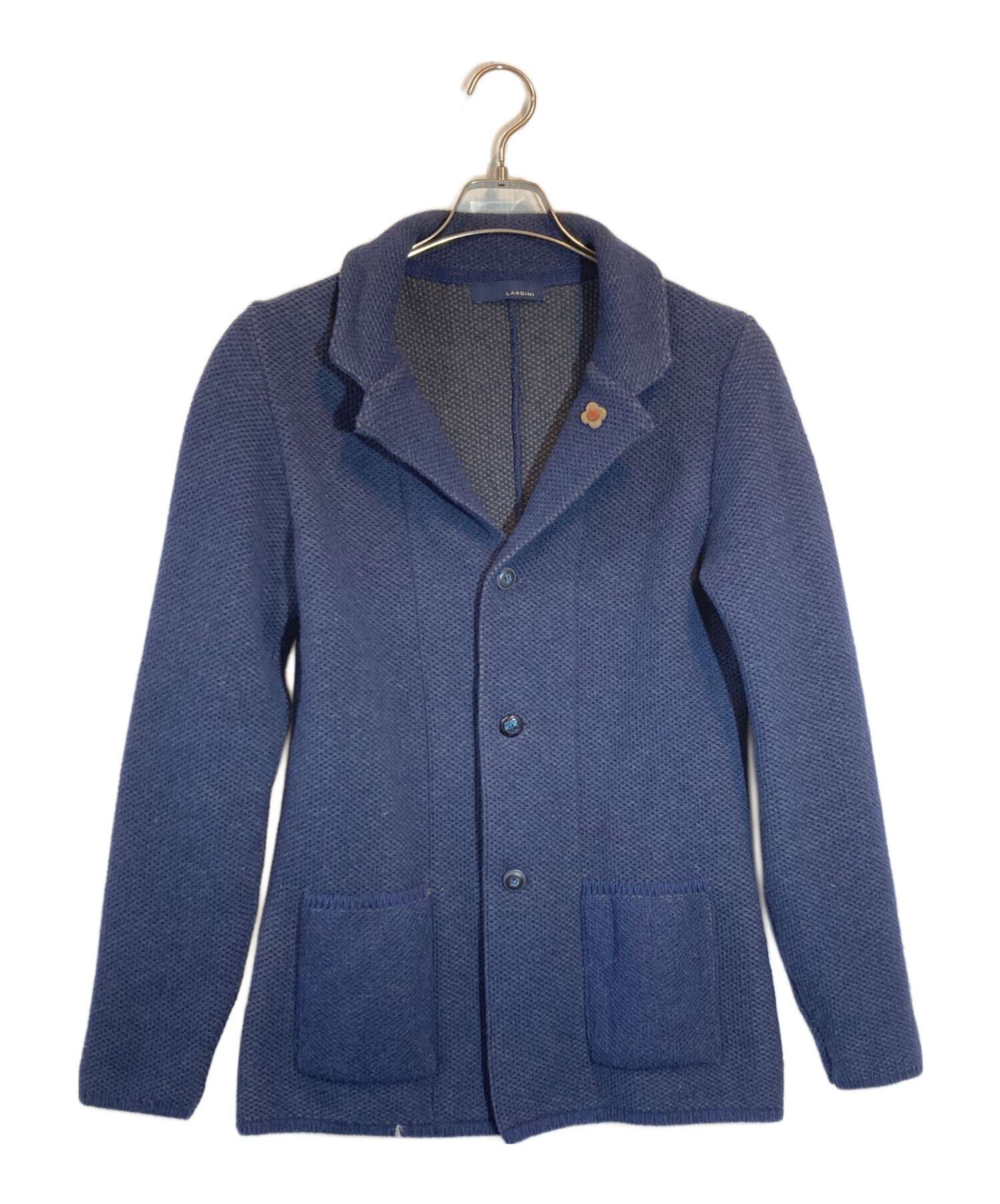 中古・古着通販】LARDINI (ラルディーニ) ニットジャケット ネイビー 