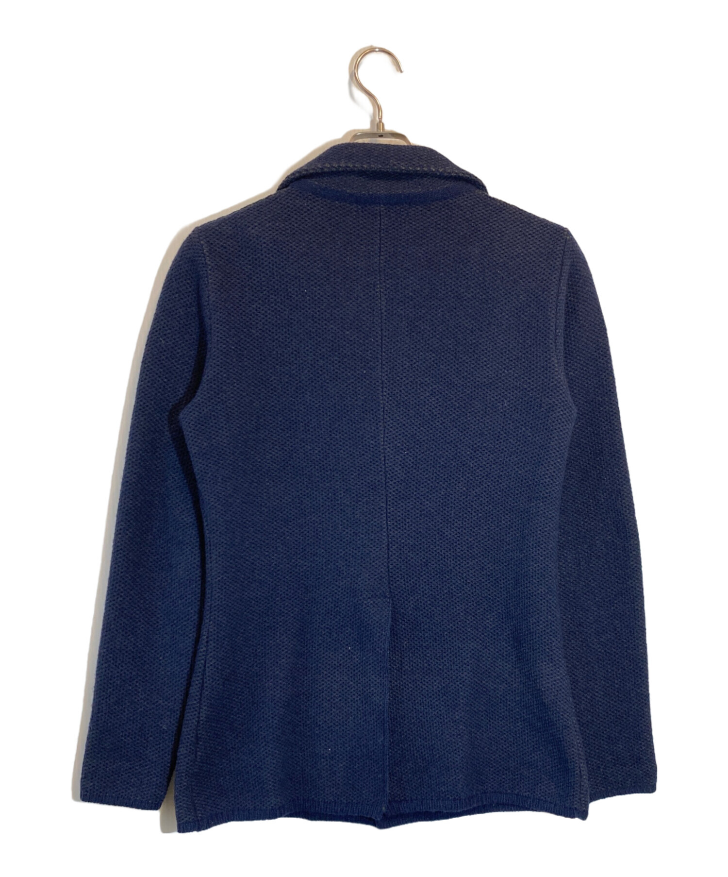 中古・古着通販】LARDINI (ラルディーニ) ニットジャケット ネイビー 