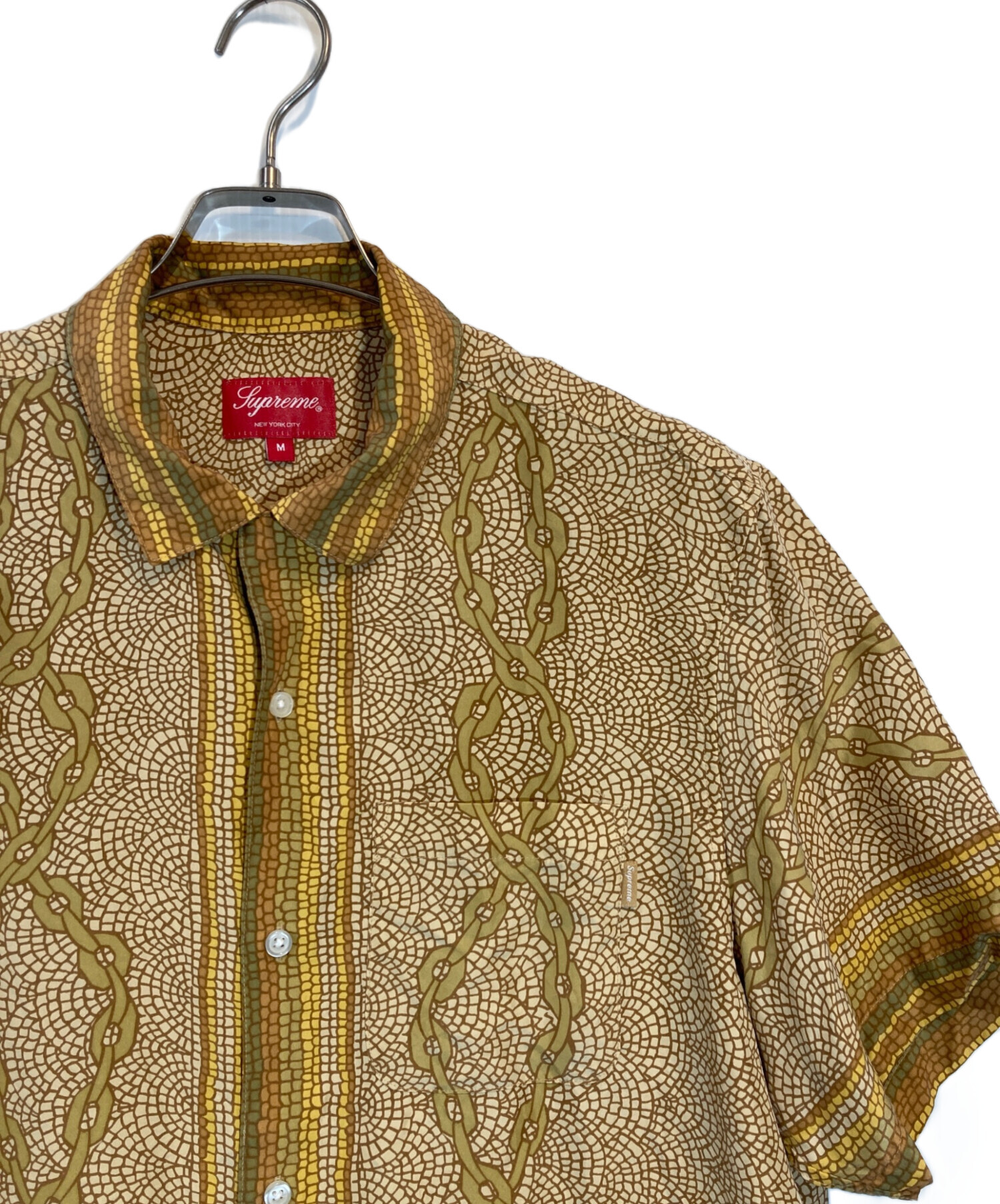 中古・古着通販】Supreme (シュプリーム) MOSAIC SILK S/S SHIRT 