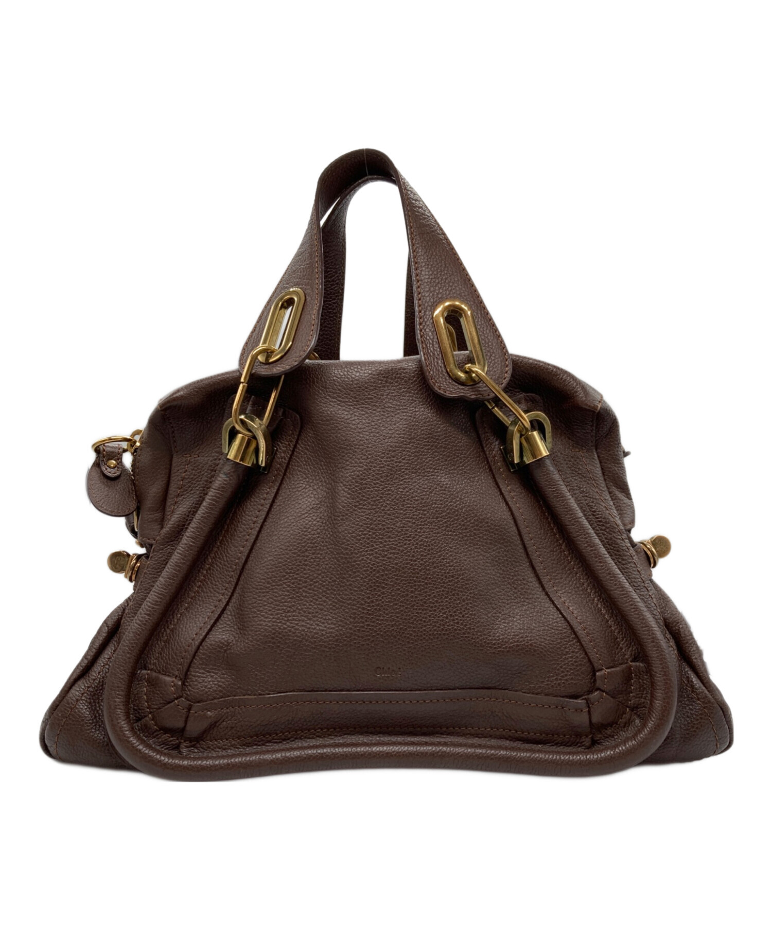中古 クロエ パラティ バック ブラウン クロエ Chloe パラティ 